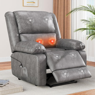 YODOLLA Massage Recliner Chair, Gray