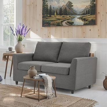 YODOLLA 2 Seater Sofa with Removable Sofa Covers, Morden Love Seat Comfy Couch