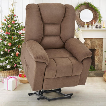 YODOLLA Massage Power Lift Recliner for Elderly, Electric Lift Chair, Clay