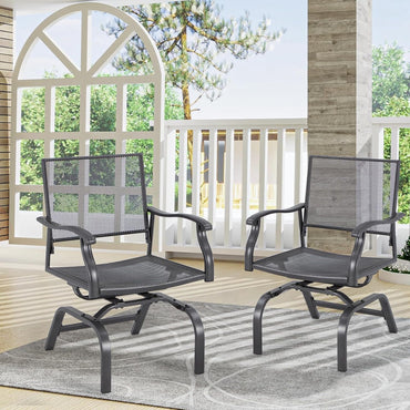 YODOLLA Outdoor Metal Rocker Chair Set of 2