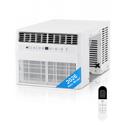 YODOLLA U-Shaped Window Air Conditioner, 12000 BTU AC Unit, Upgraded Front Panel +20% Airflow, Cools up to 350 Sq. Ft.