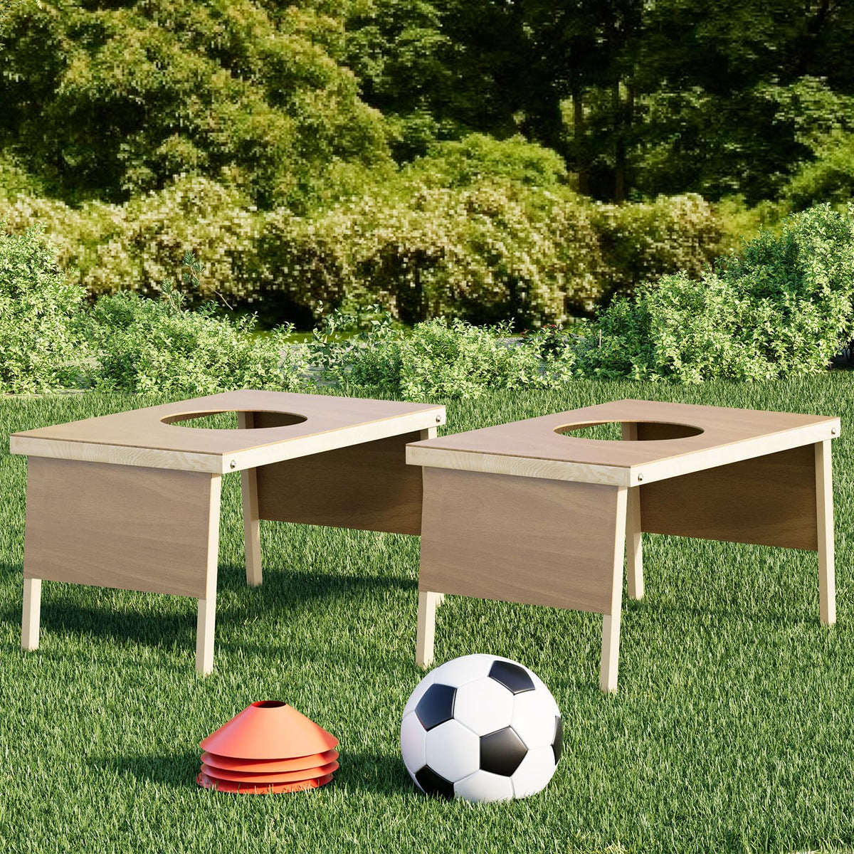 YODOLLA Backyard Soccer Game Soccer Training Equipment