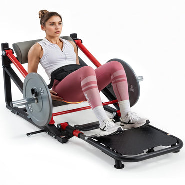 YODOLLA Hip Thrust Machine with Adjustable Footboard, 800LBS Plate-Loaded Glute Bridge Machine