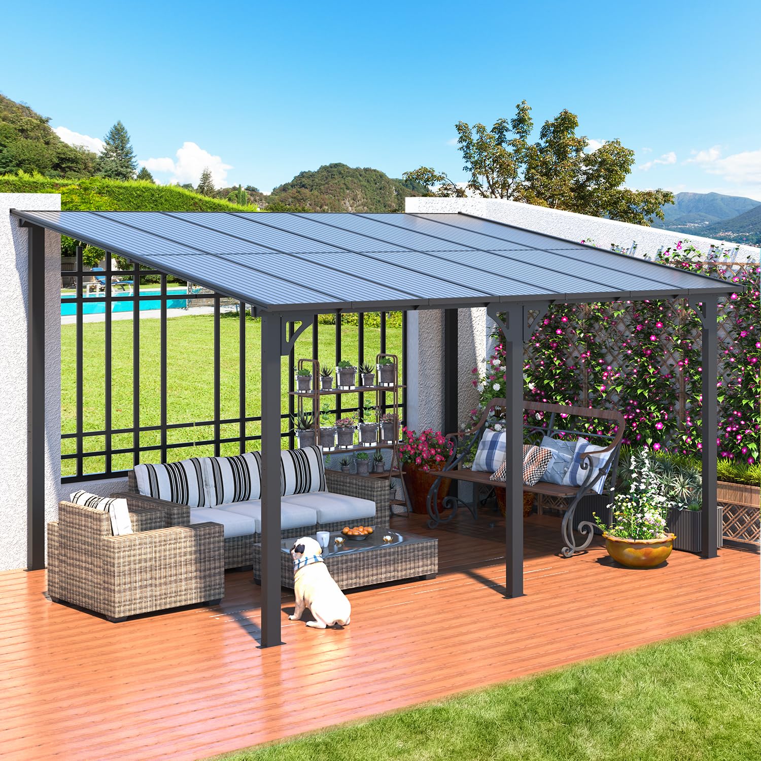 YODOLLA lean to gazebo.