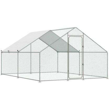 YODOLLA large metal chicken coop for 12