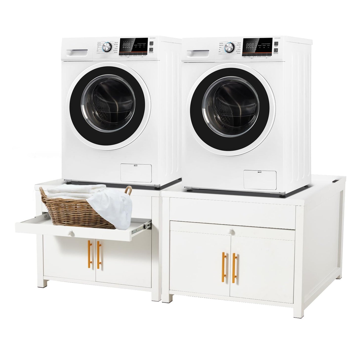YODOLLA Laundry Pedestal, 700 LBS Capacity Washer Dryer Pedestal, 29″L*29″W*23″ H Washer and Dryer Stand