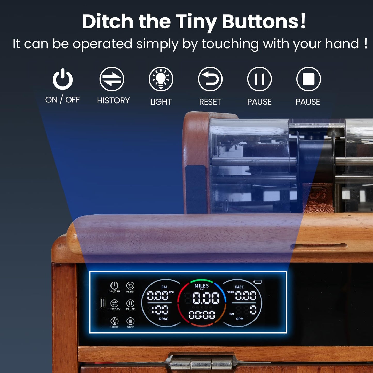 YODOLLA Water Rowing Machine