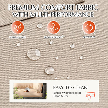 YODOLLA Outdoor Cushions for Patio Furniture 14PCS