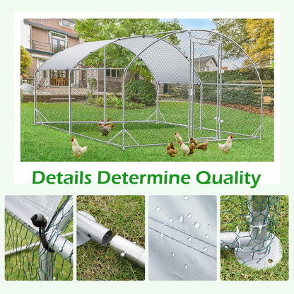 YODOLLA Large Metal Chicken Coop Roof