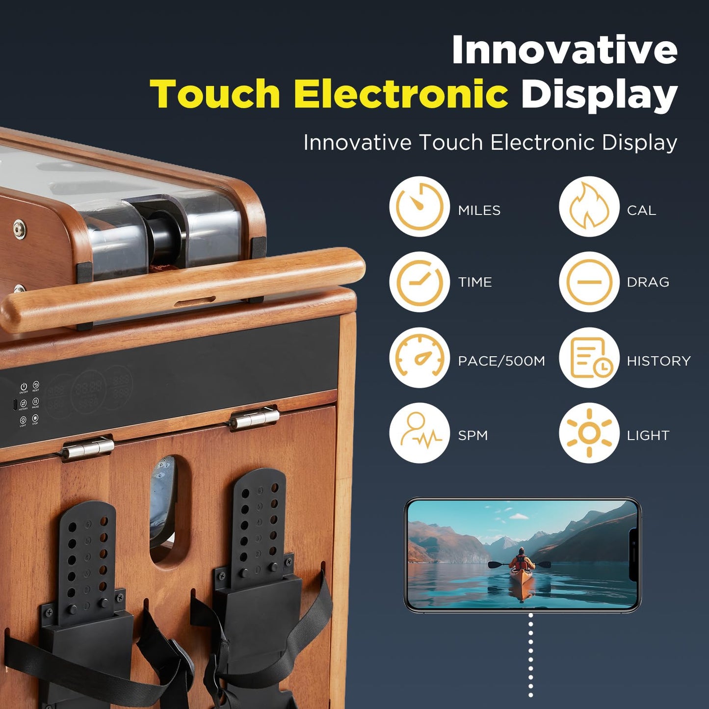 YODOLLA Water Rowing Machine