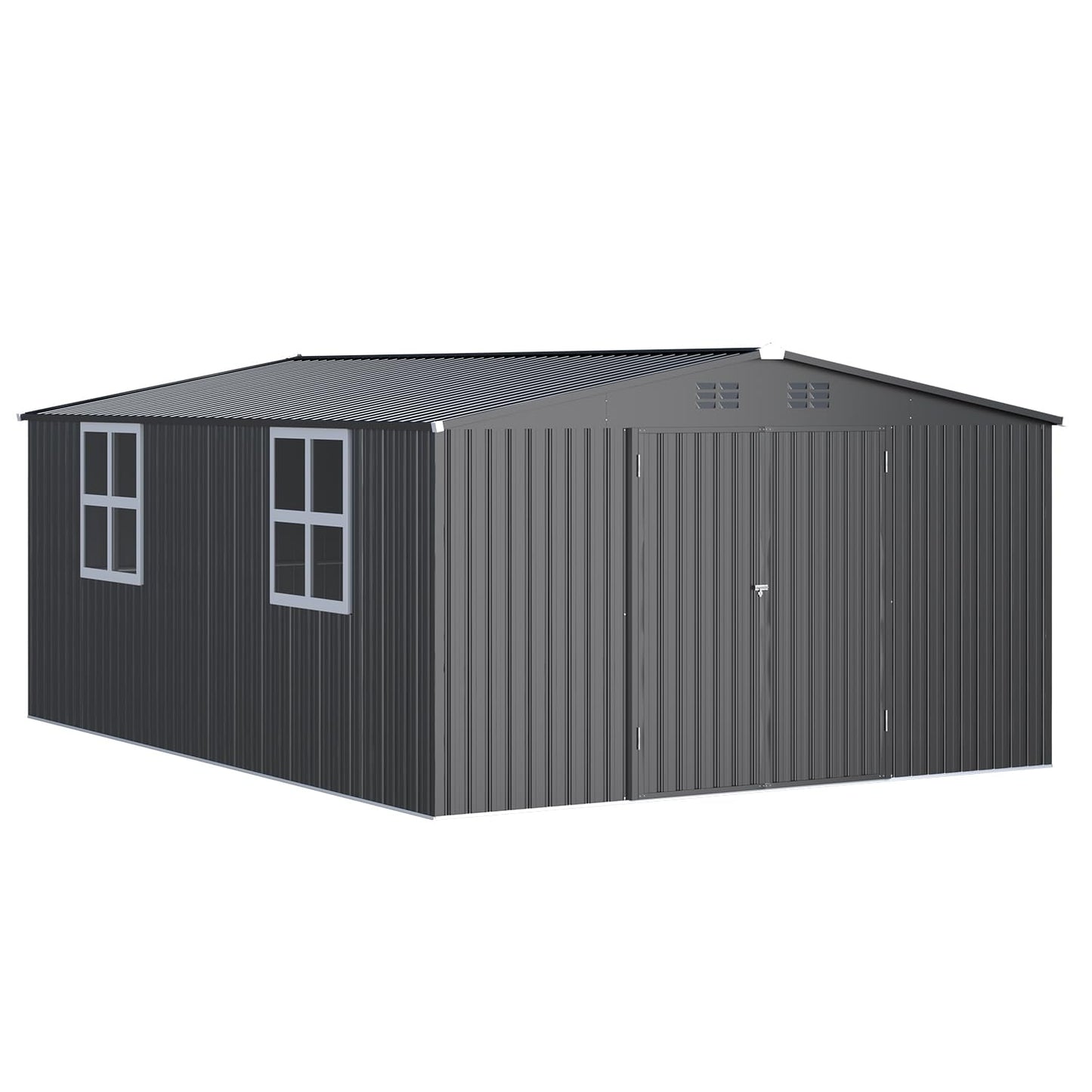 YODOLLA 12x18 Outdoor Storage Shed Large Metal Sheds & Outdoor Storage