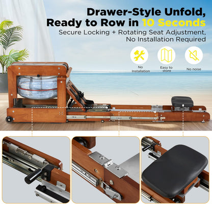 YODOLLA Water Rowing Machine